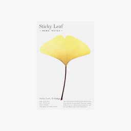 [APREE]スティッキーリーフ _透明イチョウ(Yellow,M) 1