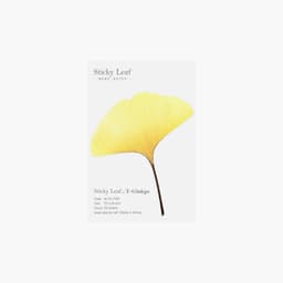 [APREE]スティッキーリーフ_透明イチョウ(Yellow,S) 1