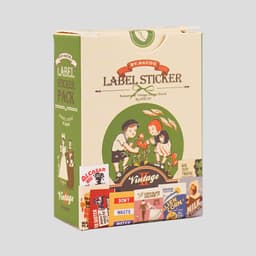 [BYNAKU]ラベルステッカーパック-25 ヴィンテージ2 1