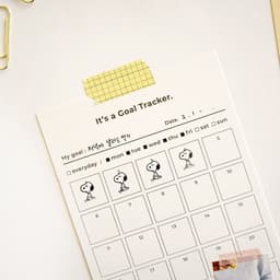 [ペーパーリアン]Goal Tracker - 30days 6