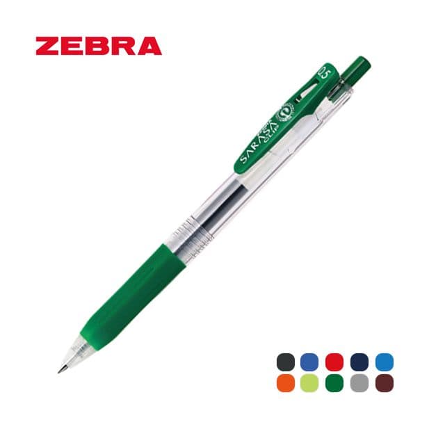 [ゼブラ]サラサクリップ ゲルボールペン 0.5mm (10本1束) 1