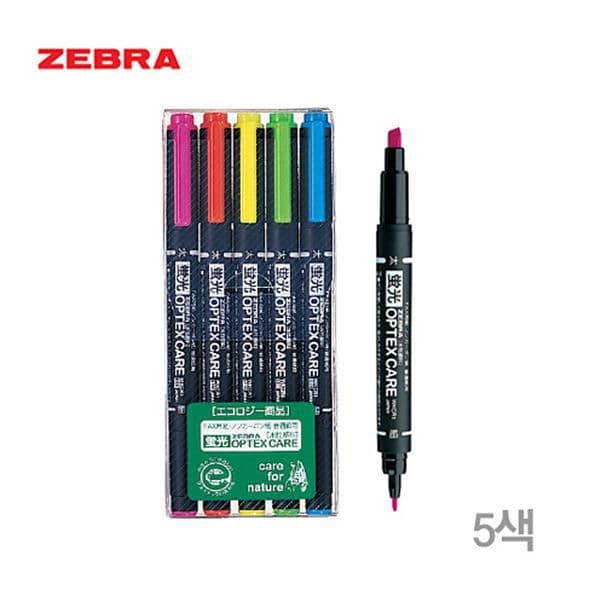 [ゼブラ]オプテックス ケア 5色セット 1