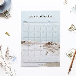 [ペーパーリアン]Goal Tracker-30days [A4] 2