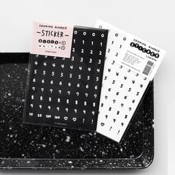 [イノル]ドローイングナンバーステッカー 6