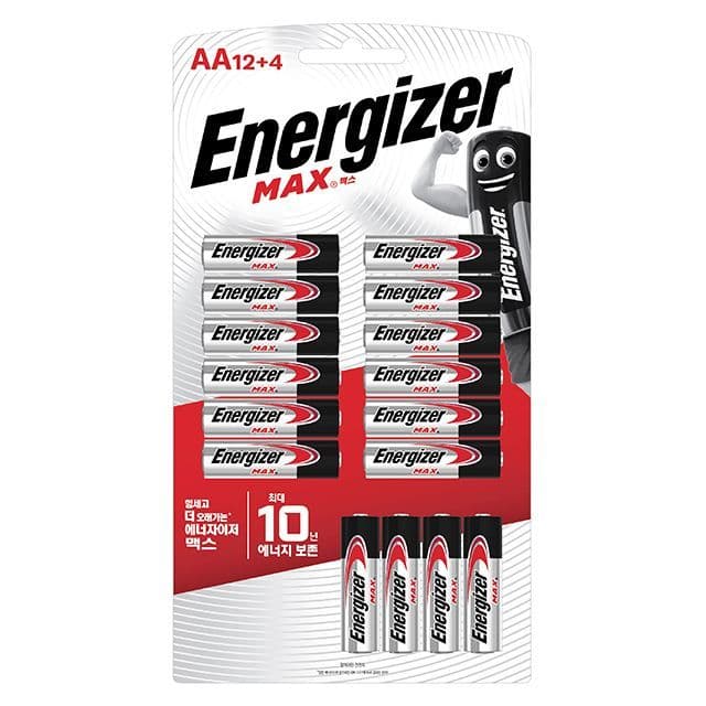[エナジャイザー]エナジャイザー乾電池 マックス AA 12 plus 4 1