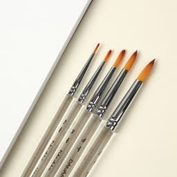 [ダナアミ]750 透明面相筆セット (5本組) 2