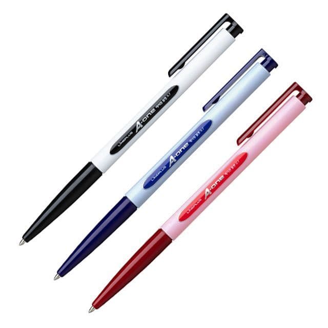 [ラインプラス]エーワンボールペン 0.7mm (12個 1セット)