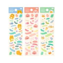 [カカオフレンズ]エイプリルシャワー コンフェッティステッカー 4
