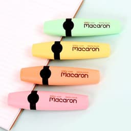 [デリ]マカロンパステル蛍光ペン (12個 1セット) 1