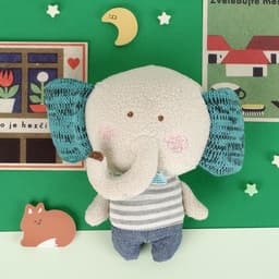 [ロマネ]モモスブログ コニ（ゾウ）ぬいぐるみS 5