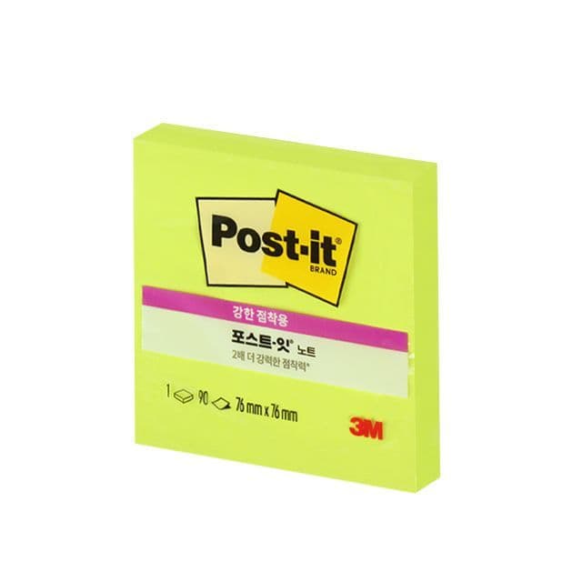 [ポスト・イット] ポスト・イット ノート 強粘着用 スプラウトグリーン 654 (76x76) 1