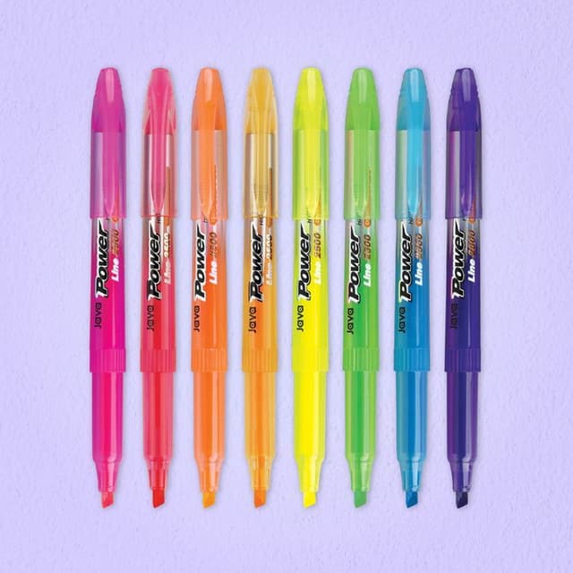 [ジャバ]パワーライン オリジナル蛍光ペン (12本1セット)