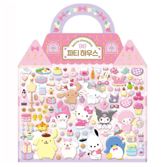 [サンリオ]サンリオキャラクターズ パーティーハウスステッカー 1