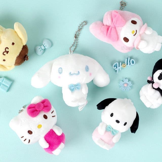 Sanrio キーリング ミニぬいぐるみ