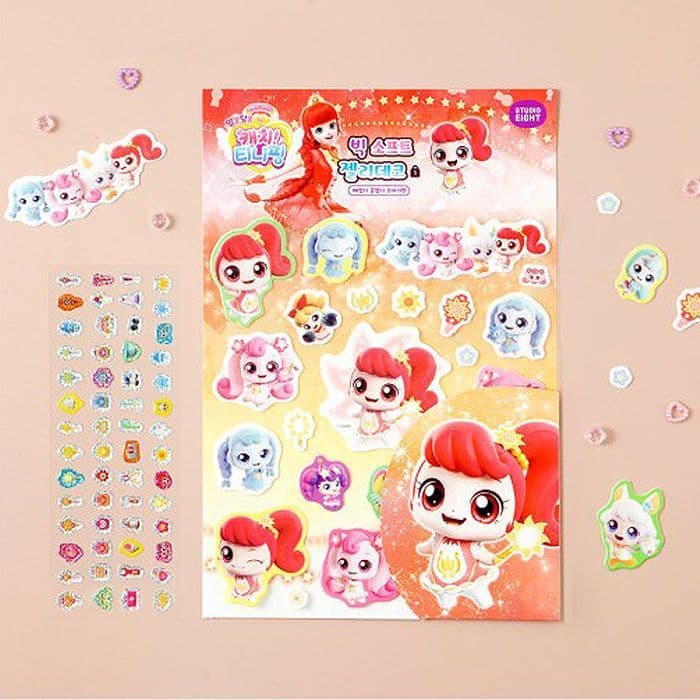 [Catch! Teenieping]なんでもかんでもキャッチ！ティニピン ビッグソフトジェリーデコステッカー_ナナピン 1
