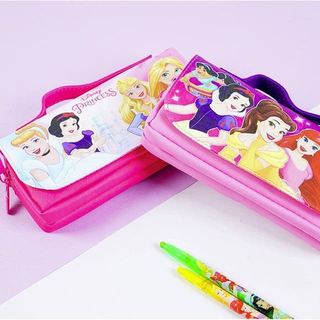[ディズニー]ディズニープリンセス ハンドル付きボリュームペンケース