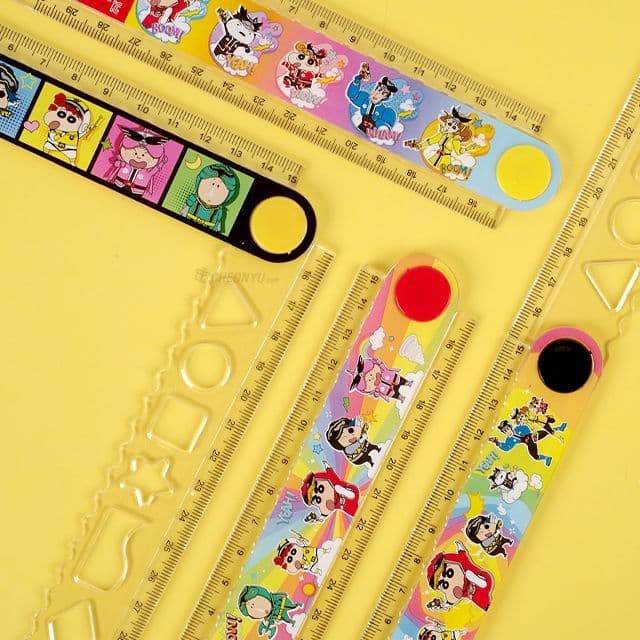 [クレヨンしんちゃん]クレヨンしんちゃん 30cm スマート折りたたみ定規 (40個1セット)