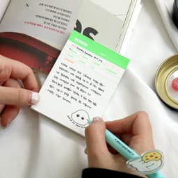 [ビーファンシー]ハイライトメモパッド S (ノート メモ用紙) 5