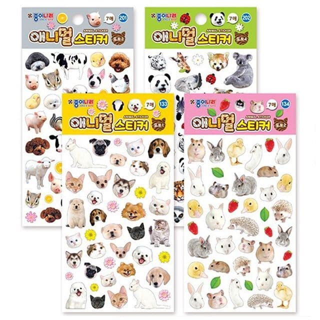 [ジョンイナラ]アニマルステッカー（単品）