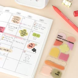 [アイコニック]インデックスポイント 粘着メモ 透明図形 スティッキーフラッグ 2