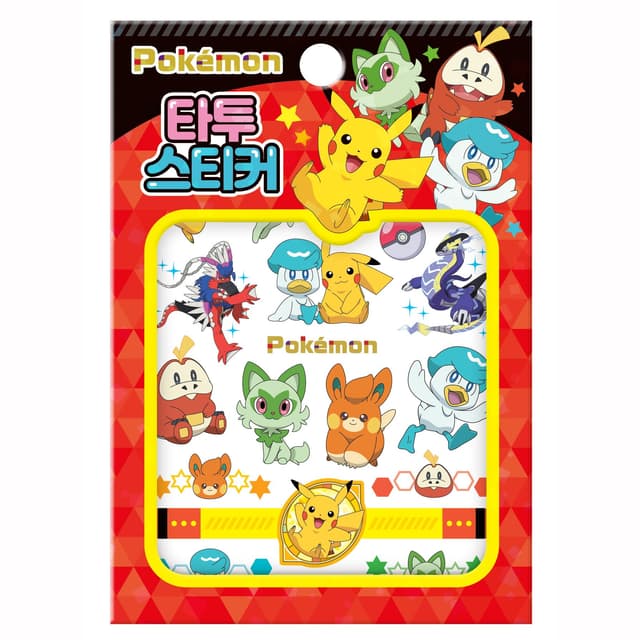 [ポケットモンスター]New ポケットモンスター タトゥーステッカー