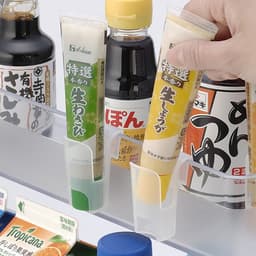[イノマタ]冷蔵庫 調味料ソースチューブホルダー 3Pセット 1