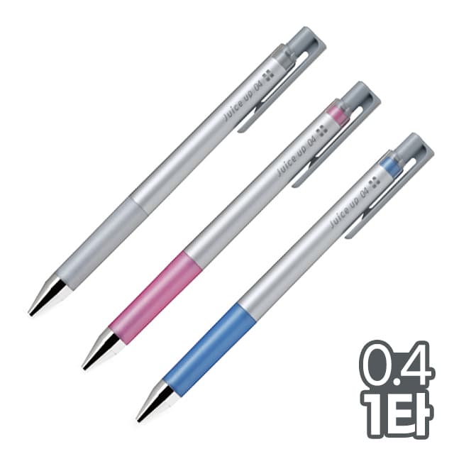 [パイロット]ジュースアップ ゲルインク メタリックボールペン 0.4mm (5個 1打) 1