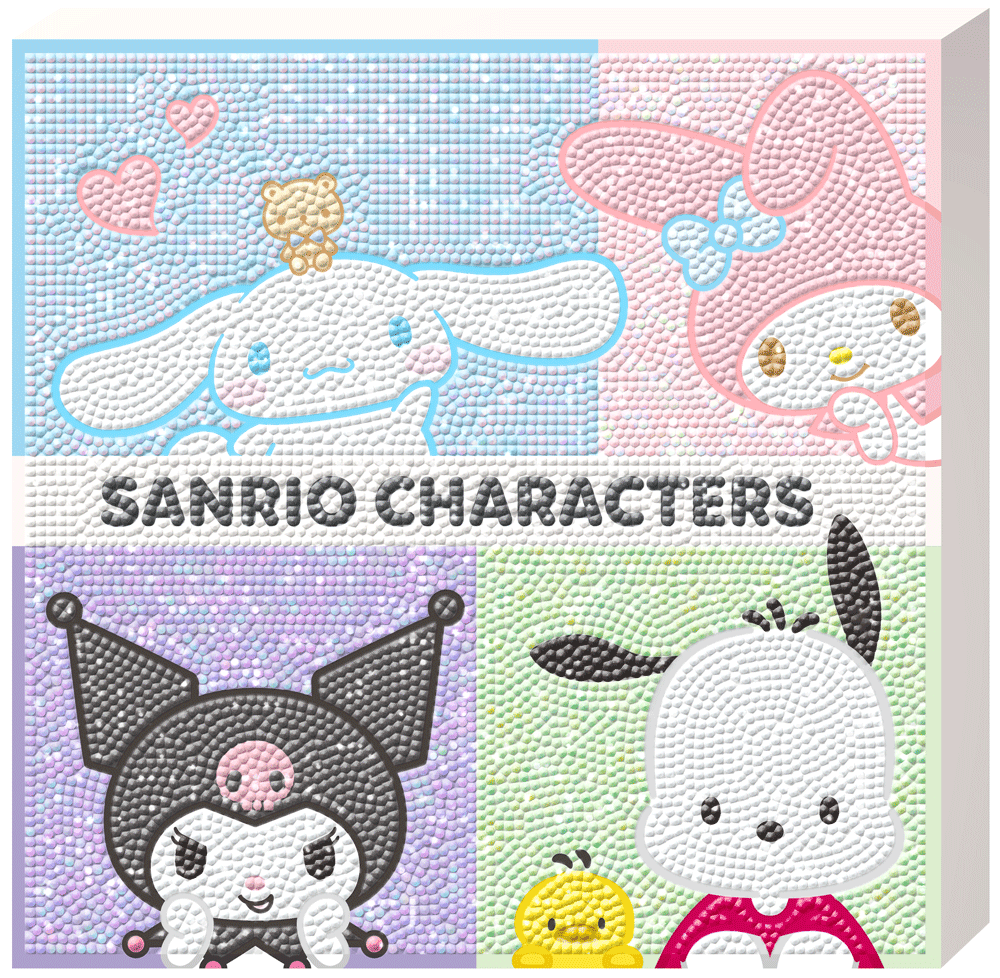 [サンリオ]サンリオ フレンドリーキャンバス ビーズ刺繍 1
