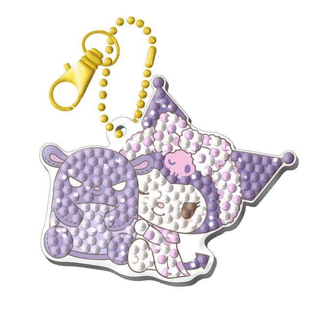 [サンリオ]サンリオ クロミ パジャマ ビーズ刺繍キーホルダー