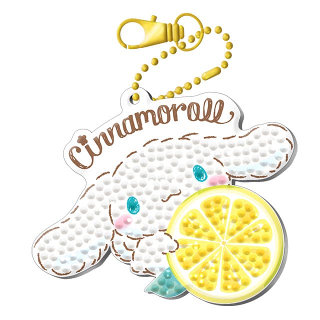 [サンリオ]サンリオ シナモロール レモンフラッフィー ビーズ刺繍キーホルダー 1