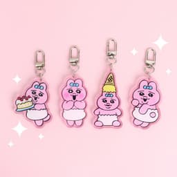 [パンツうさぎ]パンツうさぎ アクリル全身型キーリング 1