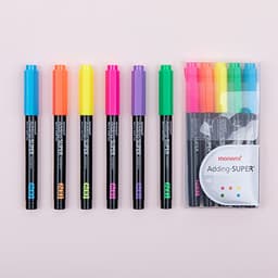 [モナミ]エディングスーパー蛍光ペン 600 5色セット 1