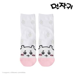 [ちいかわ]なんか小さくてかわいいやつ ちいかわ フラワークルーソックス 2