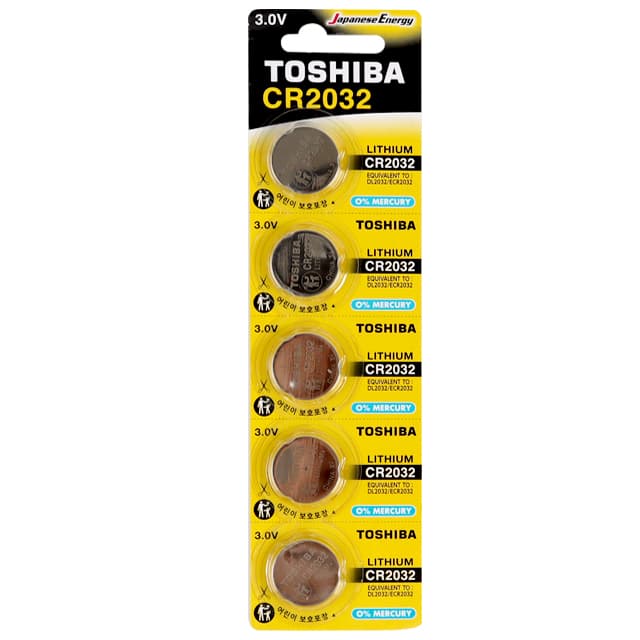 [東芝]東芝水銀コイン電池 CR2032 (5個1セット) 1