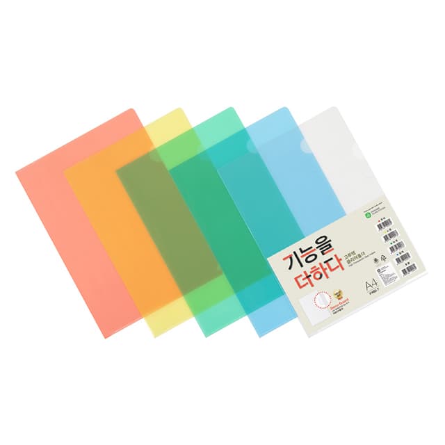 [ムンファサノプ]高透明クリアホルダー（10個 1セット）- 透明