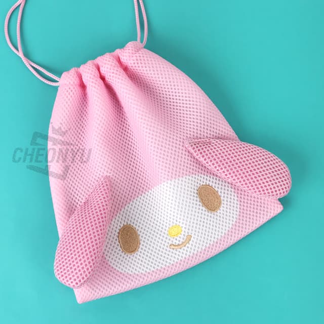 [サンリオ]マイメロディ メッシュ巾着ポーチ