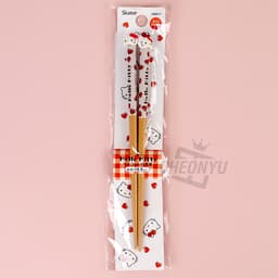 [サンリオ] ハローキティ マスコット木製箸 16.5cm 3