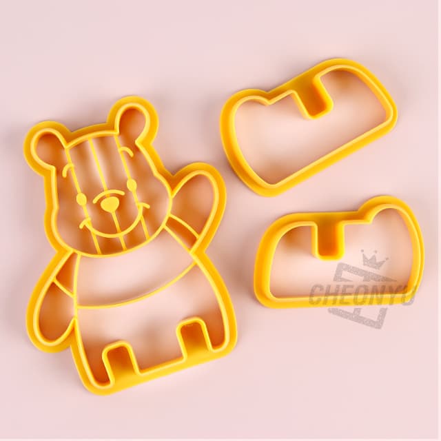 [ディズニー]くまのプーさん 立体クッキー型