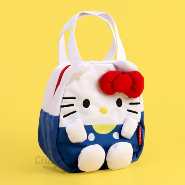 [サンリオ]ハローキティ ダイカット 立体トートランチバッグ
