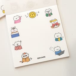 [ダルペーパー]ダルペーパー キャットライフ 3種メモパッド 4