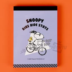 [ピーナッツ]ピーナッツ スヌーピー ミニメモ_自転車 5