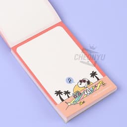 [ピーナッツ]ピーナッツスヌーピーミニブロックメモ_ビーチ（単品） 3