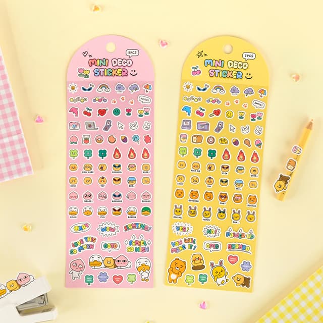 カカオフレンズ セイチーズ ミニデコステッカー 2Pセット