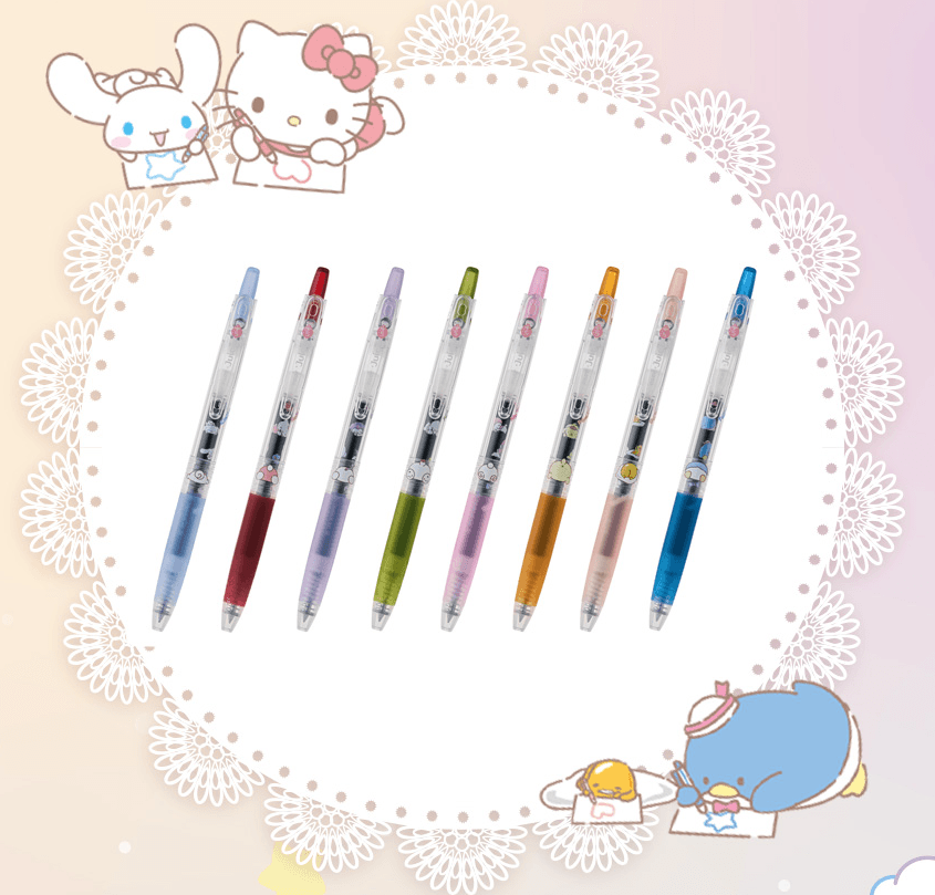 [パイロット]ジュースXサンリオ ジェルインクペン 0.5mm (5本1束) 1