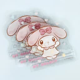 [サンリオ]マイメロディ ダイカット ファンシージッパーバッグ 3Pセット 1