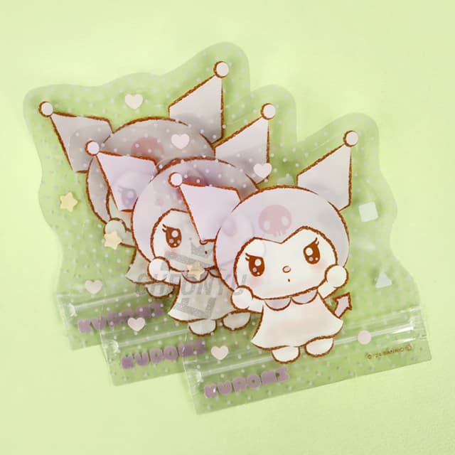 [サンリオ]クロミ ダイカット ファンシージッパーバッグ 3Pセット