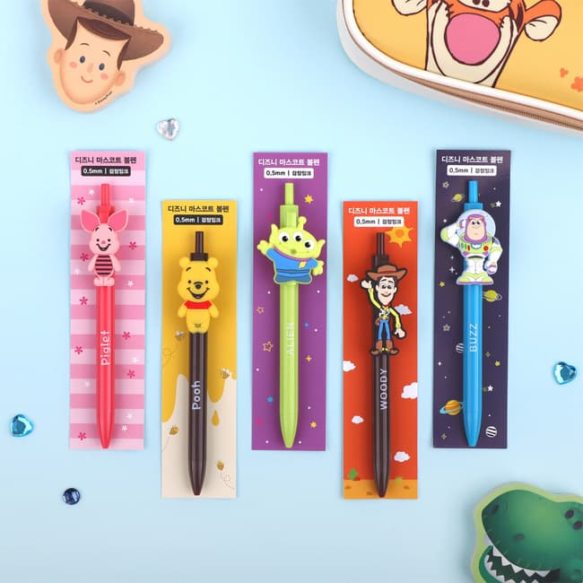 [ディズニー]ディズニー キャラクターマスコットボールペン（5 option） 1