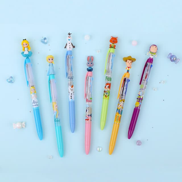 [ディズニー]ディズニー マスコットフィギュア 3色ペン F（7 option）