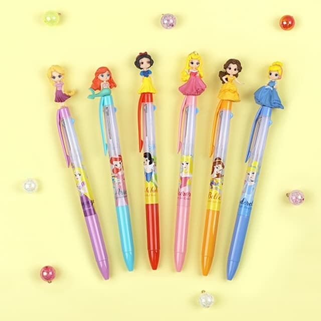 [ディズニー]ディズニープリンセス 3色ボールペン（6 option） 1