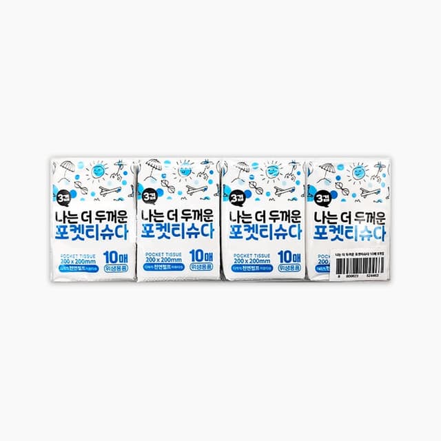 私はもっと厚いポケットティッシュだ（8個1セット）